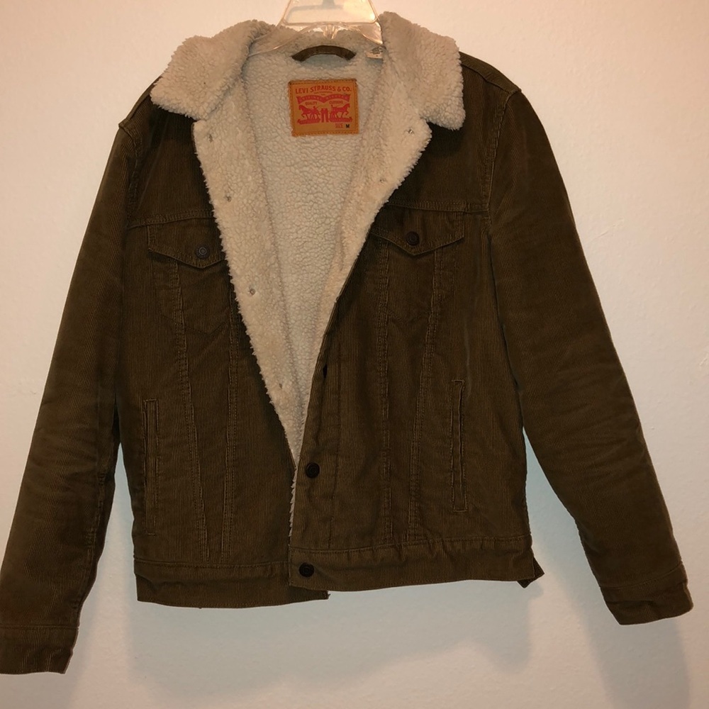 Levi’s corduroy Sherpa lined jacket